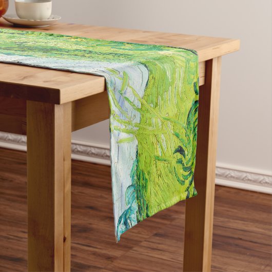 Green Wheat Fields, Van Gogh Korte Tafelloper (Voorbeeld)