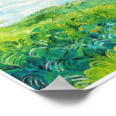 Green Wheat Fields, Van Gogh Poster (Hoek)