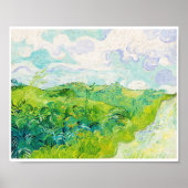 Green Wheat Fields, Van Gogh Poster (Voorkant)