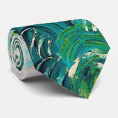 Green Wheat Fields, Van Gogh Stropdas (Opgerold)