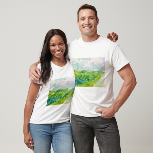Green Wheat Fields, Van Gogh T-shirt (Unisex)