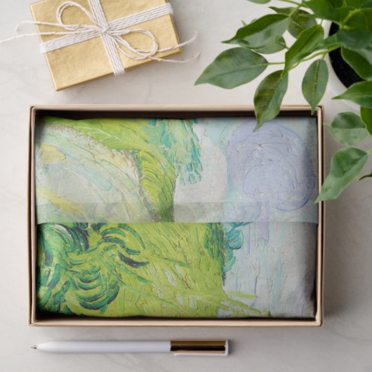 Green Wheat Fields, Van Gogh Tissuepapier (Geschenk)