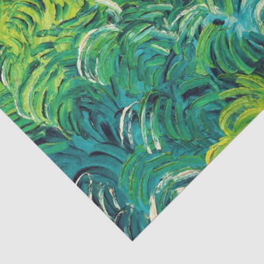 Green Wheat Fields, Van Gogh Tissuepapier (Detail)