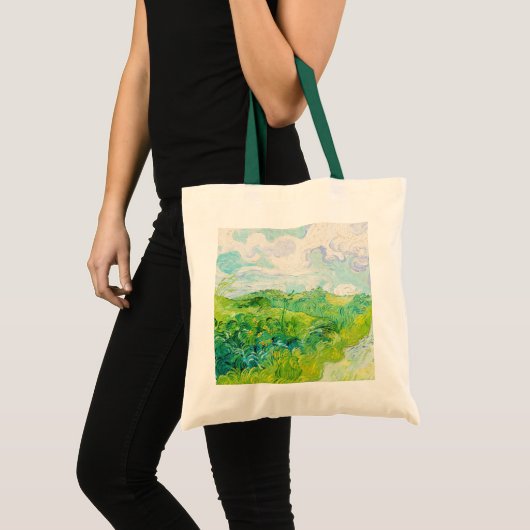Green Wheat Fields, Van Gogh Tote Bag (Voorkant (product))