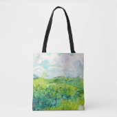 Green Wheat Fields, Van Gogh Tote Bag (Voorkant)