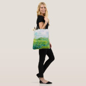 Green Wheat Fields, Van Gogh Tote Bag (Op model)