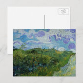 Green Wheat Fields van Vincent van Gogh Briefkaart (Voorkant / Achterkant)