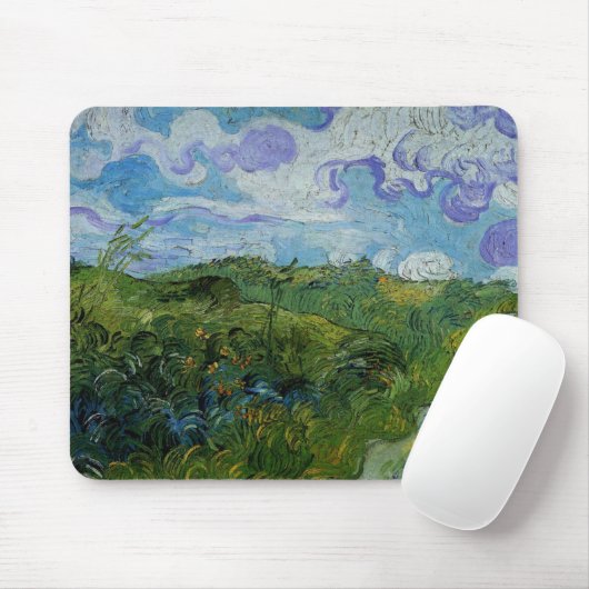 Green Wheat Fields van Vincent van Gogh Muismat (Met muis)