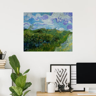 Green Wheat Fields van Vincent van Gogh Poster
