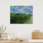 Green Wheat Fields van Vincent van Gogh Poster (Keuken)