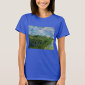 Green Wheat Fields van Vincent van Gogh T-shirt (Voorkant)