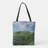 Green Wheat Fields van Vincent van Gogh Tote Bag (Achterkant)