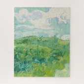 Green Wheat Fields Vincent Van Gogh fine art Legpuzzel (Verticaal)
