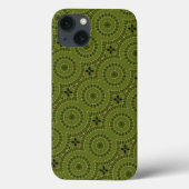 Green Wheel Mandala Case-Mate iPhone Case (Achterkant)