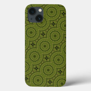 Green Wheel Mandala Case-Mate iPhone Case