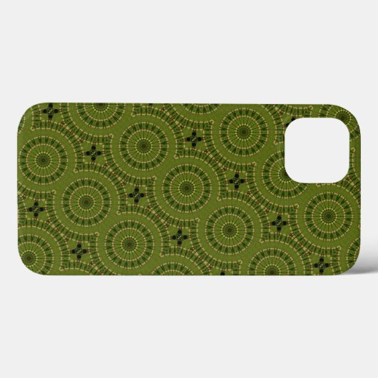 Green Wheel Mandala Case-Mate iPhone Case (Achterkant (horizontaal))