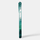 Green & White Abstract Paint  Case-Mate iPhone Case (Achterkant / Links)
