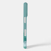 Green & White Abstract Paint  Case-Mate iPhone Case (Achterkant / Rechts)