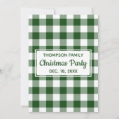 Green White Buffalo: kerstfeest Kaart (Achterkant)