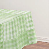 Green White Checker Abstract Pattern Tafelkleed (Voorbeeld)