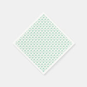 Green White Diamond Paper Napkin Servet (Hoek)