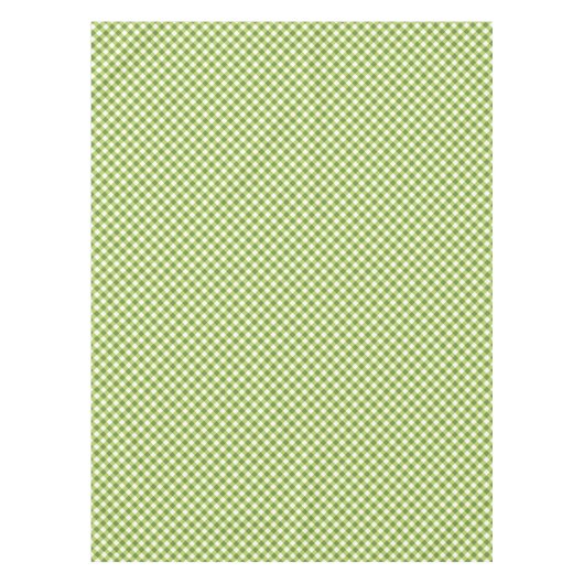 Green White Gingham Tafelkleed (Voorkant)