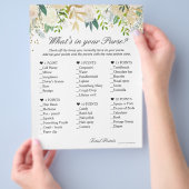 Green White Gold Floral wat er in je paardenspel z Flyer (Hand)