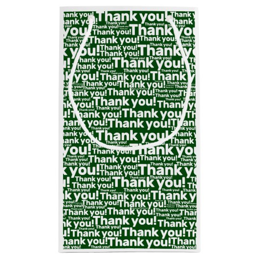 Green White Lawn Care Service - Hartelijk dank! - Klein Cadeauzakje (Achterkant)