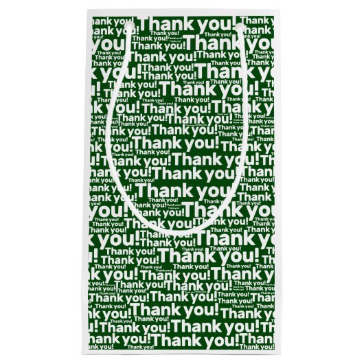 Green White Lawn Care Service - Hartelijk dank! - Klein Cadeauzakje (Voorkant)