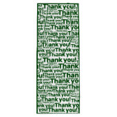 Green & White Lawn Care Service Hartelijk dank! Wijn Cadeautas (Achterkant)