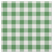 Green & White Plaid Gingham Stof (Swatch)