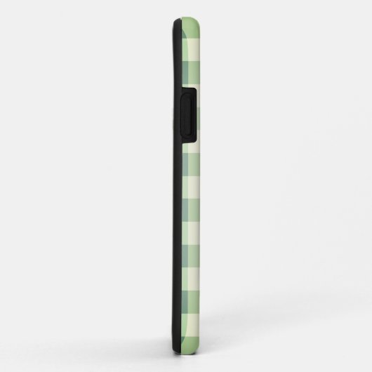 Green & White Play Gingham  Case-Mate iPhone Case (Achterkant/rechts)