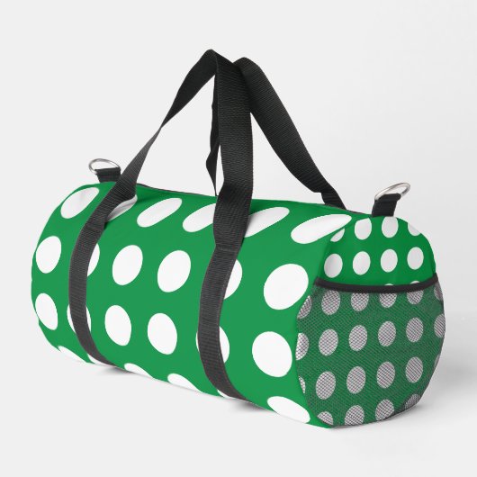 Green White Polka Dot Plunjezak (Rechterhoek)