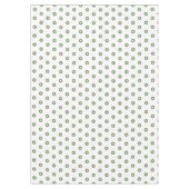 Green White Polka Dots Tafelkleed (Voorkant)
