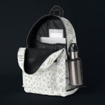 Green White Safari Print Bedrukte Rugzak<br><div class="desc">Green White Safari Print</div>