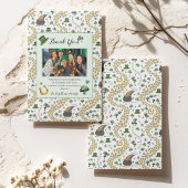 Green & White St Patricks Irish Thank You Card Bedankkaart