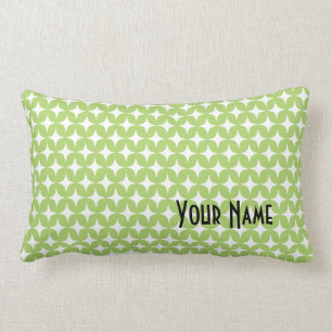 Green White Star Pillow Kussen