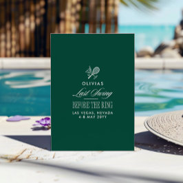 Green & White Striped Last Swing Before the Ring Kaart