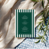 Green & White Striped Last Swing Before the Ring Kaart