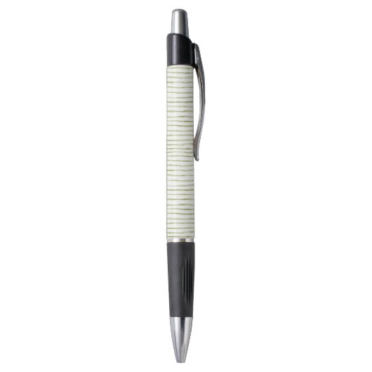 Green White Stripes   Pen (Achterkant (Verticaal))