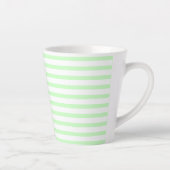 green-white –zweifarbig two-tone grün-weiß pastel latte mok (Rechts)