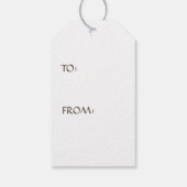 GREEN WILLIAM MORRIS GIFT LABEL CUSTOM INITIAAL CADEAULABEL (Achterkant)