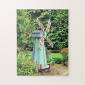 Green Windmill Garden Decor Legpuzzel (Verticaal)