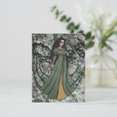Green Witch Druid Natuur Goddess Bossen Bedankkaart (Staand voorkant)