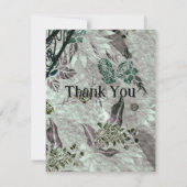 Green Witch Druid Natuur Goddess Bossen Bedankkaart (Achterkant)