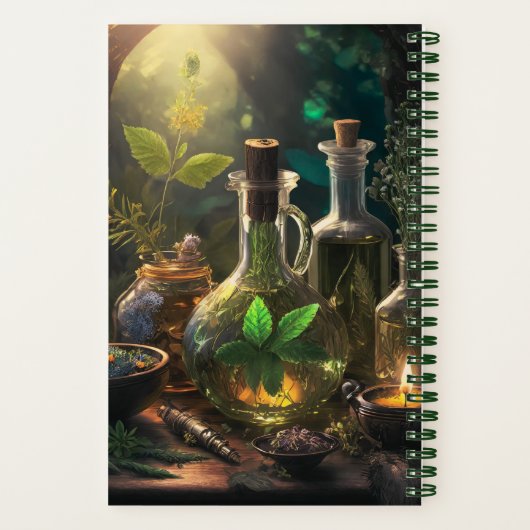 "Green Witch" Journal Notitieboek (Achterkant)