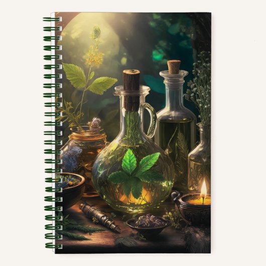 "Green Witch" Journal Notitieboek (Voorkant)