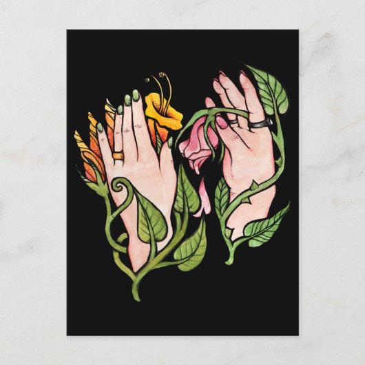 Green Witch Magick Briefkaart (Voorkant)