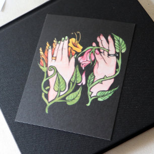 Green Witch Magick Briefkaart