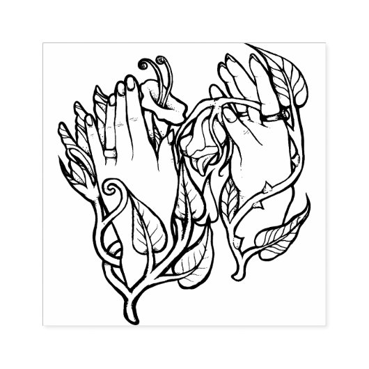 Green Witch Magick Rubberstempel (Afrduk)